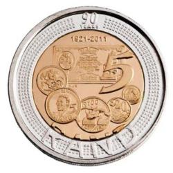 2011 Sarb R5 Coin - Uncirculated Unc 90 Years Features The 2008 Mandela R5