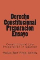 Derecho Constitucional Preparacion Ensayo