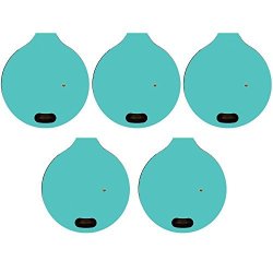Mightyskins Skin Compatible With Trackr Bravo Gen 2.5 Pack Of 5 Skins - Solid Turquoise Protective Durable And Unique Vinyl Wrap Cover |