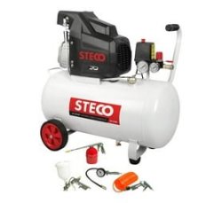 Steco SC-2055K - 50L Air Compressor 2HP - 5PCS Kit