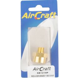 AirCraft Reducer Brass 1 8X3 8 M f 1PC Pack