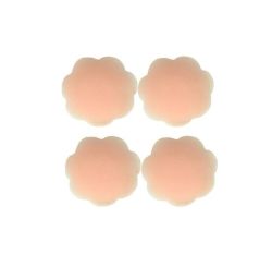 Silicon Boob Tape Nipple Covers - Reusable Petal Shaped - 2 Pairs