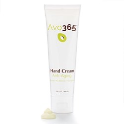Natural Anti-aging Hand Cream By AVO365. Made In The Usa For Sensitive Dry And Normal Skin. Anti-inflammatory Collagen Cream With Cold Pressed Avocado Oil