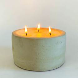 Charisma Raw Cement 3 Wick Seaweed Candle 500G
