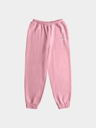 Roxy Girls Pink Surf Feeling Wide Brushed Trackpants
