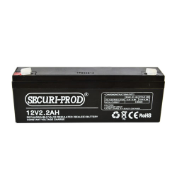 Securi-Prod Sealed Lead Acid Sla Battery 12V 2.2AH