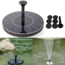 7V Solar Power Floating Brushless Water Pump Garden Landscape Submersible Fountain