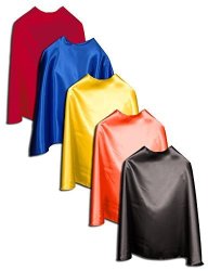 Superfly 30" Superhero Capes Pack Of 5 Boys Assorted