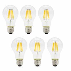 Dimmable Vintage E27 LED Filament Light Bulb 8W A60 Warm White 2700K ...