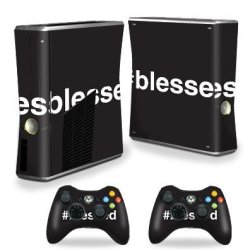 Mightyskins Skin Compatible With X-box 360 Xbox 360 S Console - Blessed Protective Durable And Unique Vinyl Decal Wrap Cover Easy To