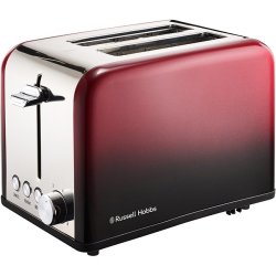 Russell Hobbs Ombre 2 Slice Toaster-red - 1KGS