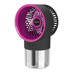 Summer Cooling Fan Ice Mist Air Conditioner Fine Spray Desk Fan Hydrating