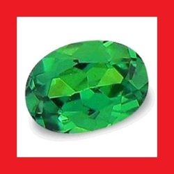 Tsavorite - Fine Emerald Green Oval Facet - 0.06cts