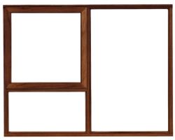 Kayo Window Wooden Full Pane 1112X 870 KR2L