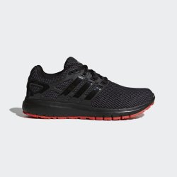 Adidas Energy Cloud Mens Running Shoes in Black & Red