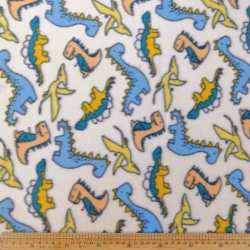 Printed Polar Fleece Dinosaur Fabric DSN31