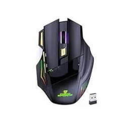 Coconut WM22 Gaming Mouse 500 7 Color Rgb LED Lighting 7 Buttons With Fire Key Adjustable Dpi Up To 3200 For Pc laptop mac