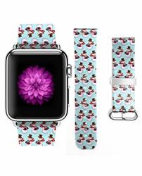 Apple Watch Band Leather 38MM Lovely Snowman