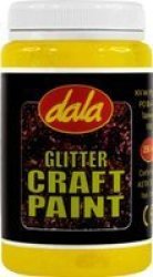 Dala Craft Glitter Paint 250ML Yellow