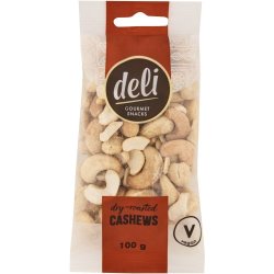 Deli Dry Roasted Cashews 100G