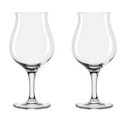 Beer Glass Tulip Shape Taverna Teqton Glass 330ML - Set Of 2