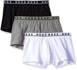 Boss Hugo Boss Men's Trunk 3P Co el 10146061 01 Black grey white Large
