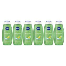 Nivea Lemongrass & Oil Shower Gel Body Wash - 6 X 500ML