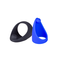 Screaming O Slingo Silicone Cock Ring & Taint Tapper - Black