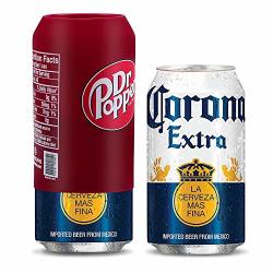 Beers Can Covers Wraps Beverage Bottle Silicone Sleeve Hide A 12 Fl Oz 355ML Beer As Soda 1 Pack