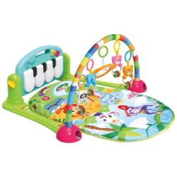 Multifunction Musical Piano Baby Play Gym Mat With Hanging Toy