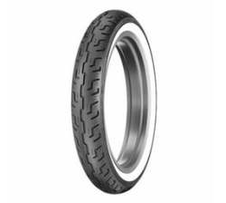 Harley Davidson Dunlop Tire Series - D401 100 90-19 Wide Whitewall - 19 In. Front