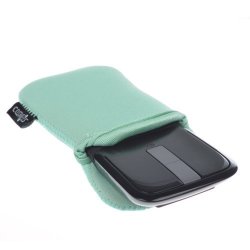Cosmos Robin Egg Blue Neoprene Carrying Protection Sleeve Bag Pouch Cover For Microsoft Arc Touch Mouse