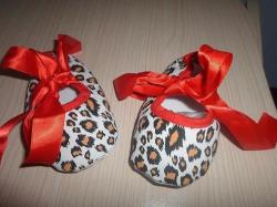 Baby Shoes Baby Crib Shoes Leopard Print 12 - 18 Mths