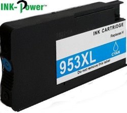 INK-Power Inkpower Generic Replacement Cartridge F6U16AE For Hp Officejet Ink Cartridge 953XL High Yield Cyan