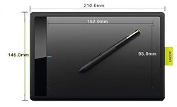 WACOM Bamboo One Drawing Pen Small Tablet Ctl471 For Windows Mac Including Sketch Drawing Software For Win 10 And Mac