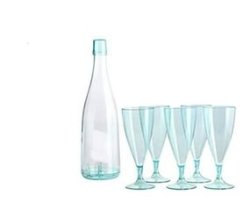 5 Piece Champagne Flutes With Storage Bottle IF-76