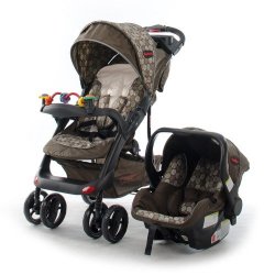 Chelino Tech Rider Baby Travel System - Brown Circles |
