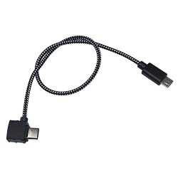 Rantow Nylon Video Data Cables For Dji Spark Drone Remote Controller Lightning To Micro-usb Micro-usb To Micro-usb Type-c To Micro-usb 29CM Type-c To Micro-usb