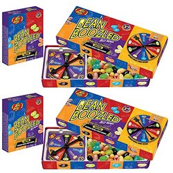 Jelly Belly Beanboozled Party Pack Including 2 Packages Of 3.5 Oz Spinner Wheel Game Jelly Bean Gift Box 3rd Edition With 2 - 1.6 Oz Beanboozled Jelly Bean Refills