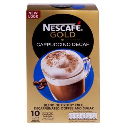 Cappuccino 10 Pk Sachets Decaf