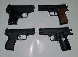 Zinc Alloy Air Soft Gun Cal 6mm - G Series Pistols