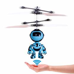 Pala Perra Rc Helicopter Flying Robot With Rechargeable MINI Infrared Induction Drone Rc Toys For Kids Boys Girls Indoor Games