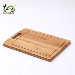 Huangyifu Kitchen Natural Bamboo Cutting Boards With Juice Grooves - Wooden Chopping Boards Wood Butcher Block And Wooden Carving Board For Meat And Chopping Vegetables