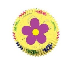 Wilton 50PK Dancing Daisies Flower Standard Cupcake Muffin Baking Cup Case Party