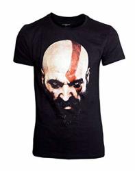 God Of War T-Shirt - Kratos Face - Size Medium Ps Official Licensed Product