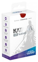 - Katana Sleeves Standard Size Card Sleeves - Red 100 Sleeves