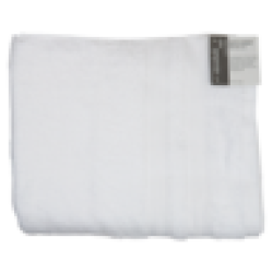 White Coloured Broadway Bath Sheet 90 X 150CM