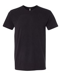 Next Level Apparel 6410 Mens Premium Fitted Sueded Crew Tee - BLACK44 Large