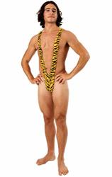 Orion Costumes Borat Mankini Thong Swimsuit Tiger Print