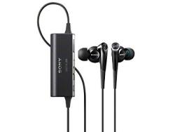 Sony Noise Canceling Stereo In-ear Headphones MDR-NC100D B Black